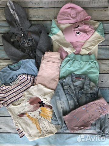 Одежда на девочку пакетом 122-128