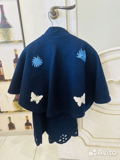 Пончо,сарафан,шапка