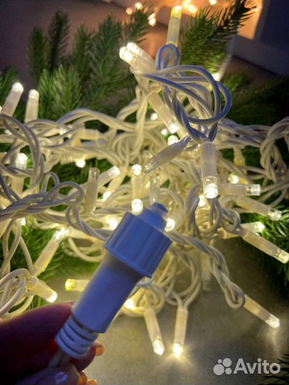 Гирлянда уличная по 10 метров, всего 520 метров