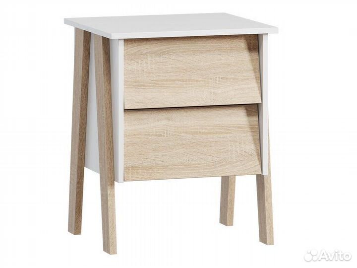 Тумба прикроватная Маккаби White