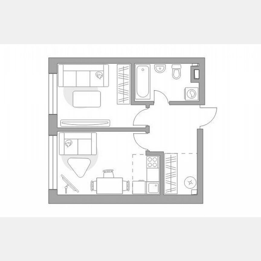 1-к. квартира, 39,1 м², 2/32 эт.