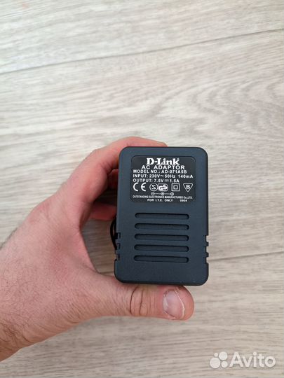 Бп D-Link 7.5В, термопаста