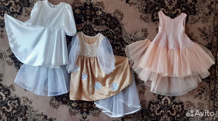 Карнавально-танцевальное платье 3,5-5лет