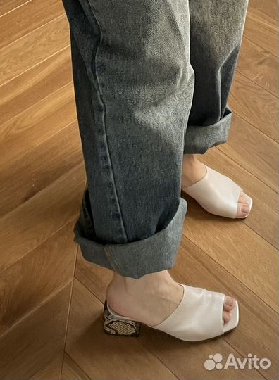 Мюли женские кожаные 35 размер