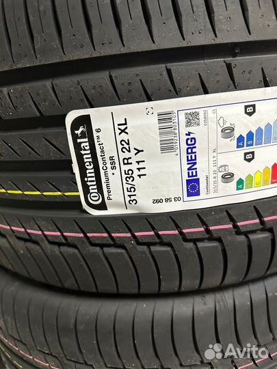 Continental PremiumContact 6 SSR 275/40 R22 и 315/35 R22