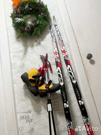 Лыжи подростковые беговые