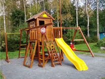 Детская деревянная площадка для дачи
