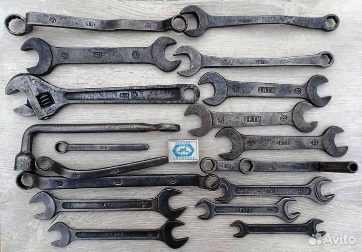 Ключи гаечные старинные и СССР