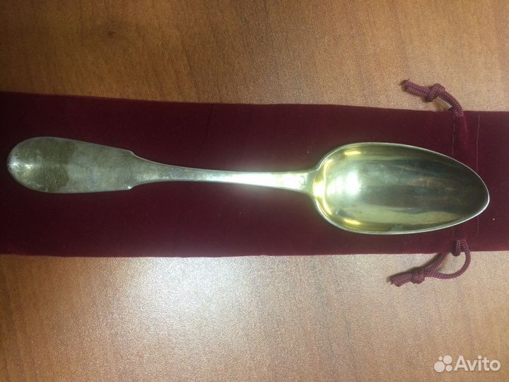 Серебряная ложка конец 18 века, Франция