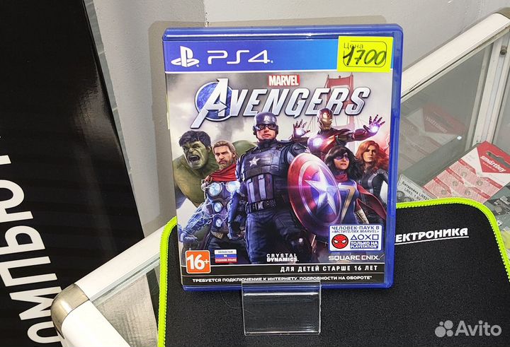 Диск Игра PS4 Marvel Avengers Мстители