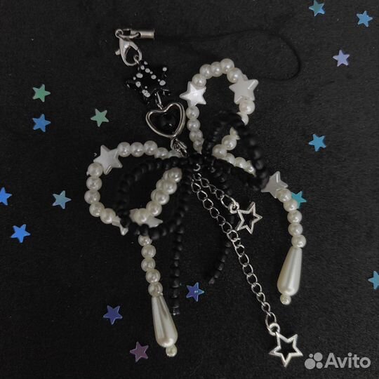 Брелок бант y2k