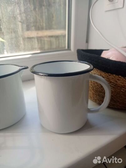 Кружка, чашка эмалированная 1 литр