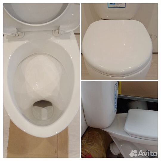 Унитаз от застройщика новый