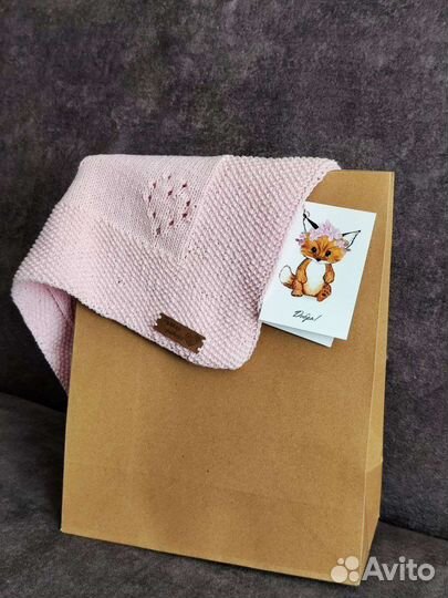 Детские пледы ручной вязки