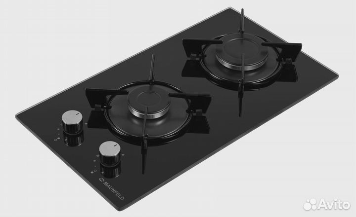 Поверхность газовая Maunfeld, 2 конфорки, стекло