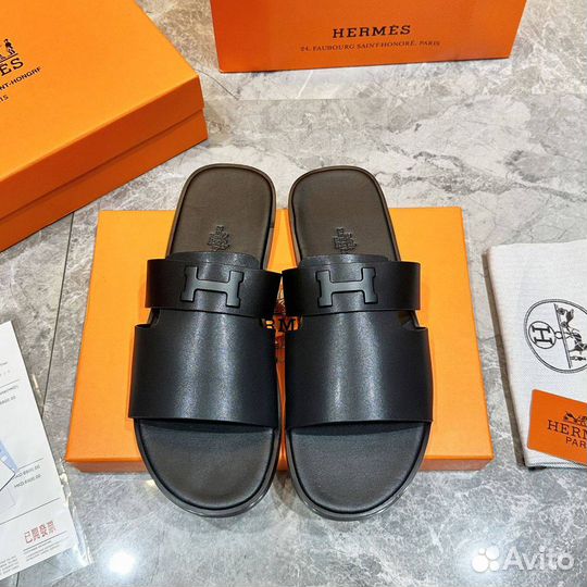 Шлепки мужские Hermes