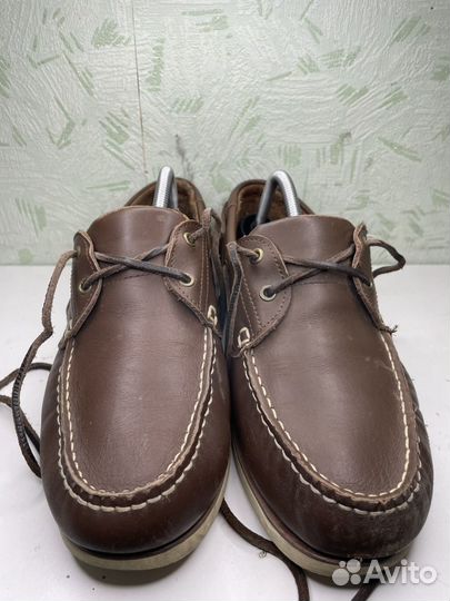 Мокасины decatlon 43/27см полностью кожа