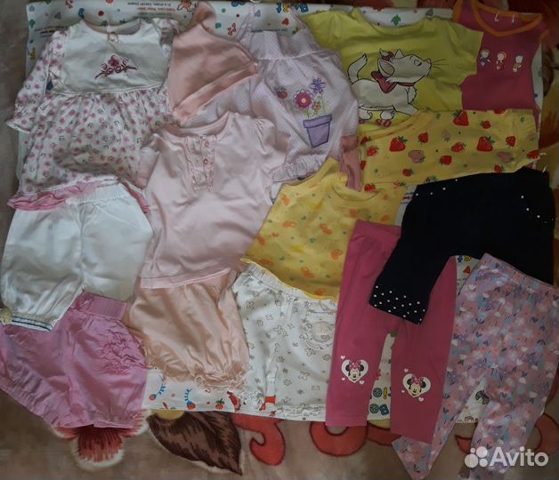 Вещи пакетом на девочку 3-6 месяцев