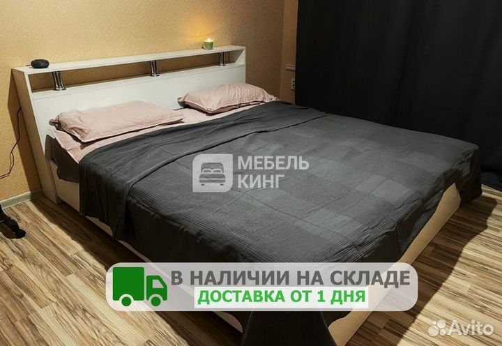 Кровать двуспальная 140х200