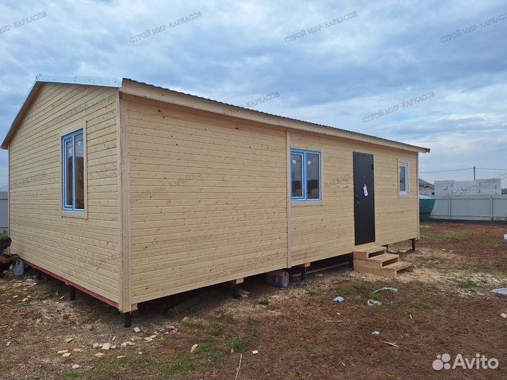 Каркасный дом 6х9м