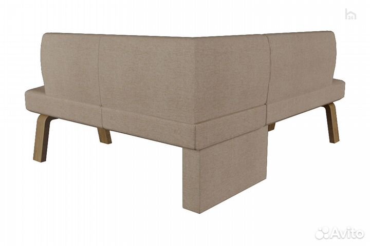 Угловой диван кухонный (правый) Pride Искусственная шерсть