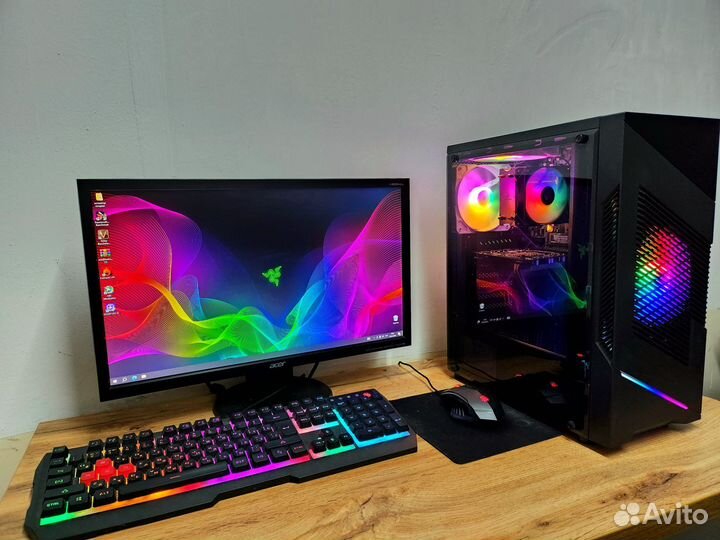 Игровой компьютер с полным комплектом Rtx 3050 8гб