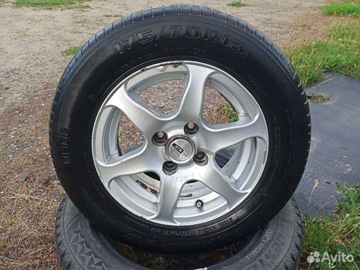 Литые диски с рез.кама евро 175/70 R-13 82H