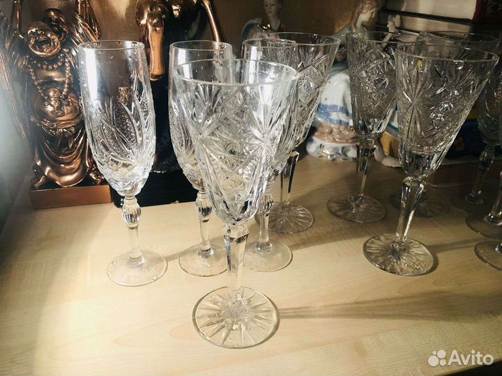 Хрустальные фужеры