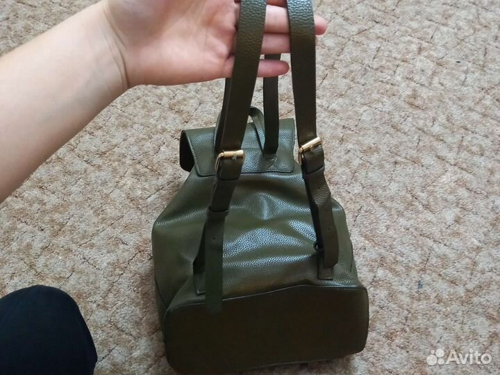 Женская сумка рюкзак кожа