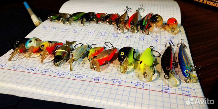 Воблеры голавль окунь