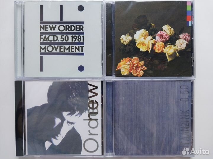 CD диски New Order, Talking Heads, Talk Talk