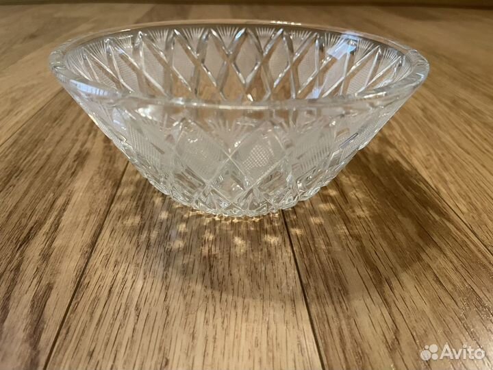 Салатник хрустальный гхз