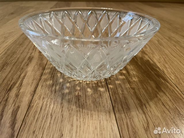 Салатник хрустальный гхз