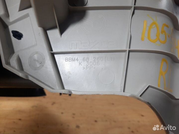 Обшивка салона задняя левая Mazda Axela BL5FP zyve