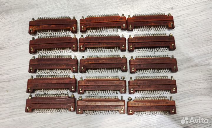 Разъемы СССР. Новые. 71 штука одним лотом