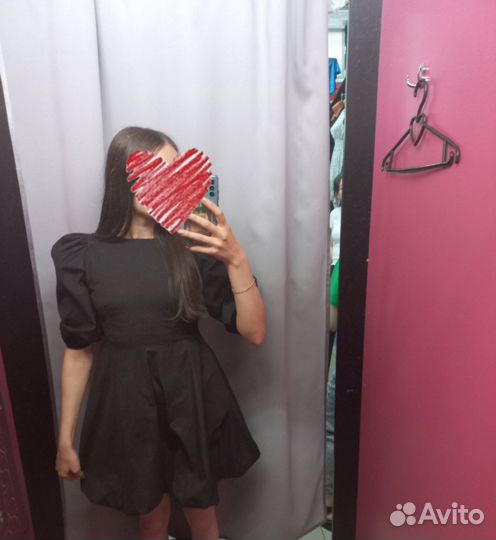 Черное платье мини пышное на выпускной