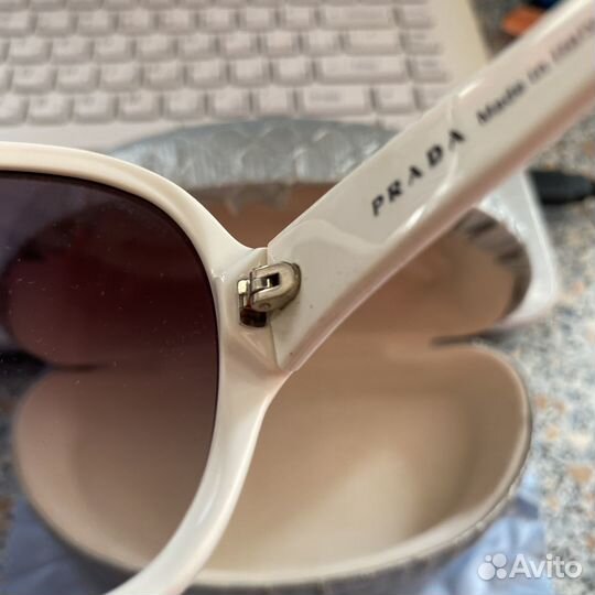 Очки оригинальные Prada в белой оправе