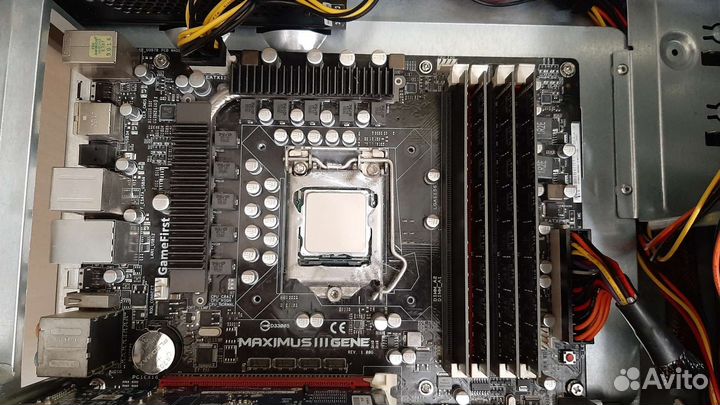 Материнская плата Asus Maximus III Gene+Xeon X3470