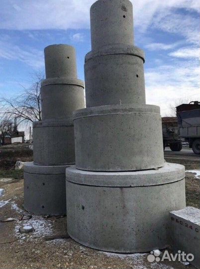 Кольца жби Бетонные для септика и водопровода