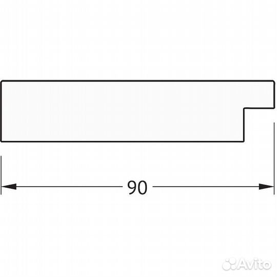 Зеркало Evoform Definite 160х80 BY 3344 в багетно