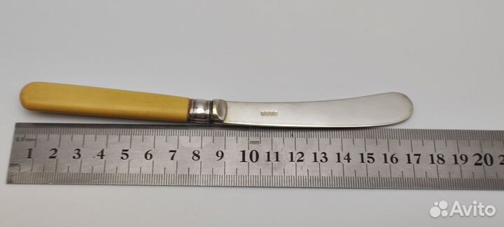 Нож для масла серебрение сер. XX в.Н1341 Размер и