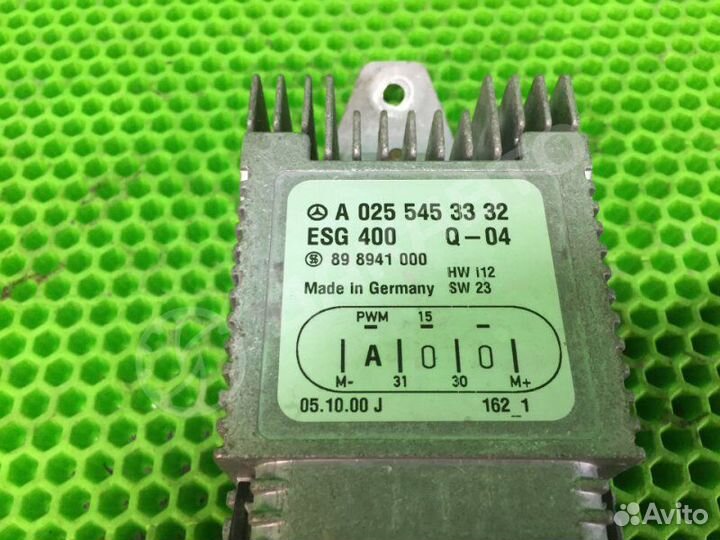 Блок управления вентелятором Mercedes-Benz E W210