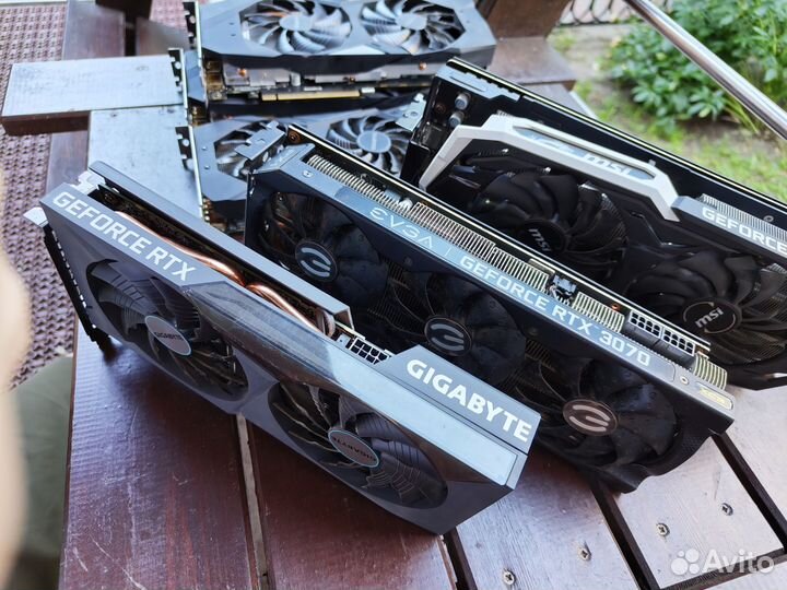 Видеокарты RTX2060S/RTX2070/RTX3060TI/3070