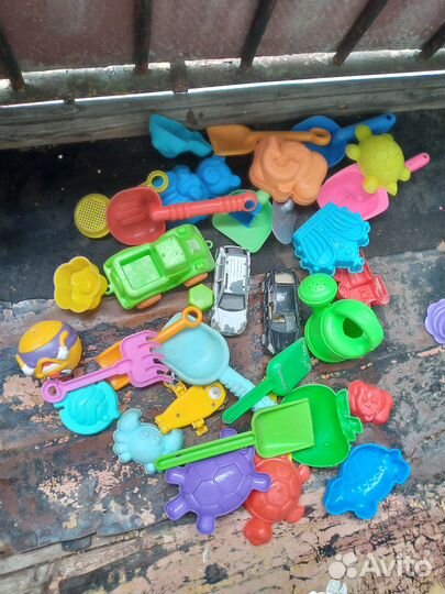 Большой пакет игрушек для песочницы