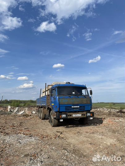 Услуги бортового камаза 53215 с прицепом