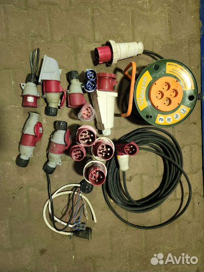 Силовая вилка розетка 380в