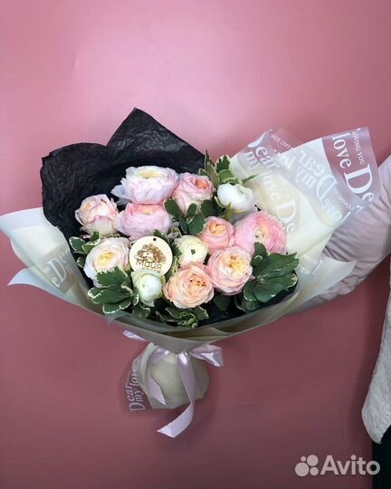 Живые цветы букеты