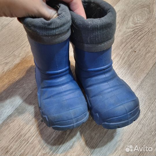 Резиновые сапоги с утеплителем 22