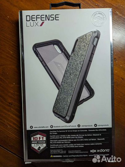 Чехол для Apple iPhone XS max X-doria Defense Lux