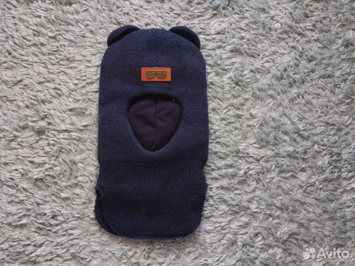 Шапка шлем балаклава детская зимняя 4-5 лет
